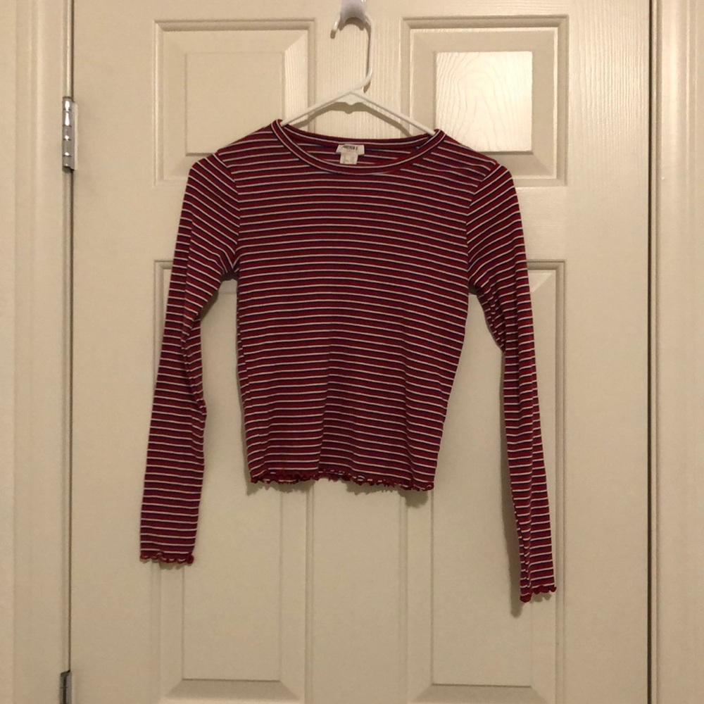 Forever 21 red stripped long sleeve